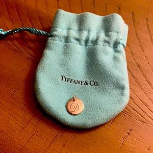 Tiffany and Co Sterling silver letter “D” charm